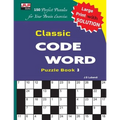 Classic CODE WORD Puzzle Book - Paperback