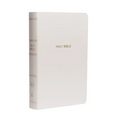 NKJV, Gift and Award Bible, Leather-Look, White, Red Letter Edition - Imitation Leather