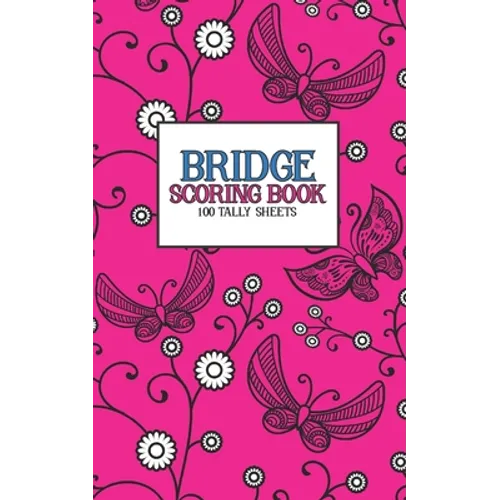 Bridge Scoring Book: 100 Tally Sheets - Paperback