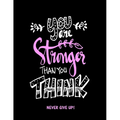 You Are Stronger Than You Think: Never Give Up - Paperback