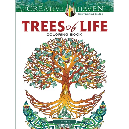Creative Haven Trees of Life Coloring Book - Paperback