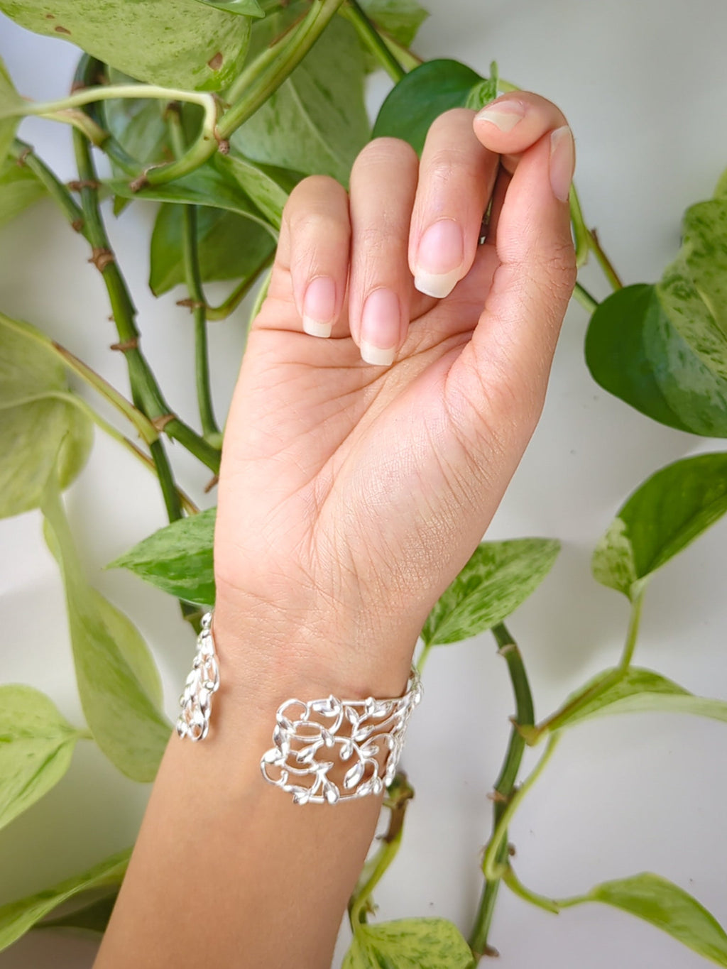 Olive Leaf Cuff Bracelet