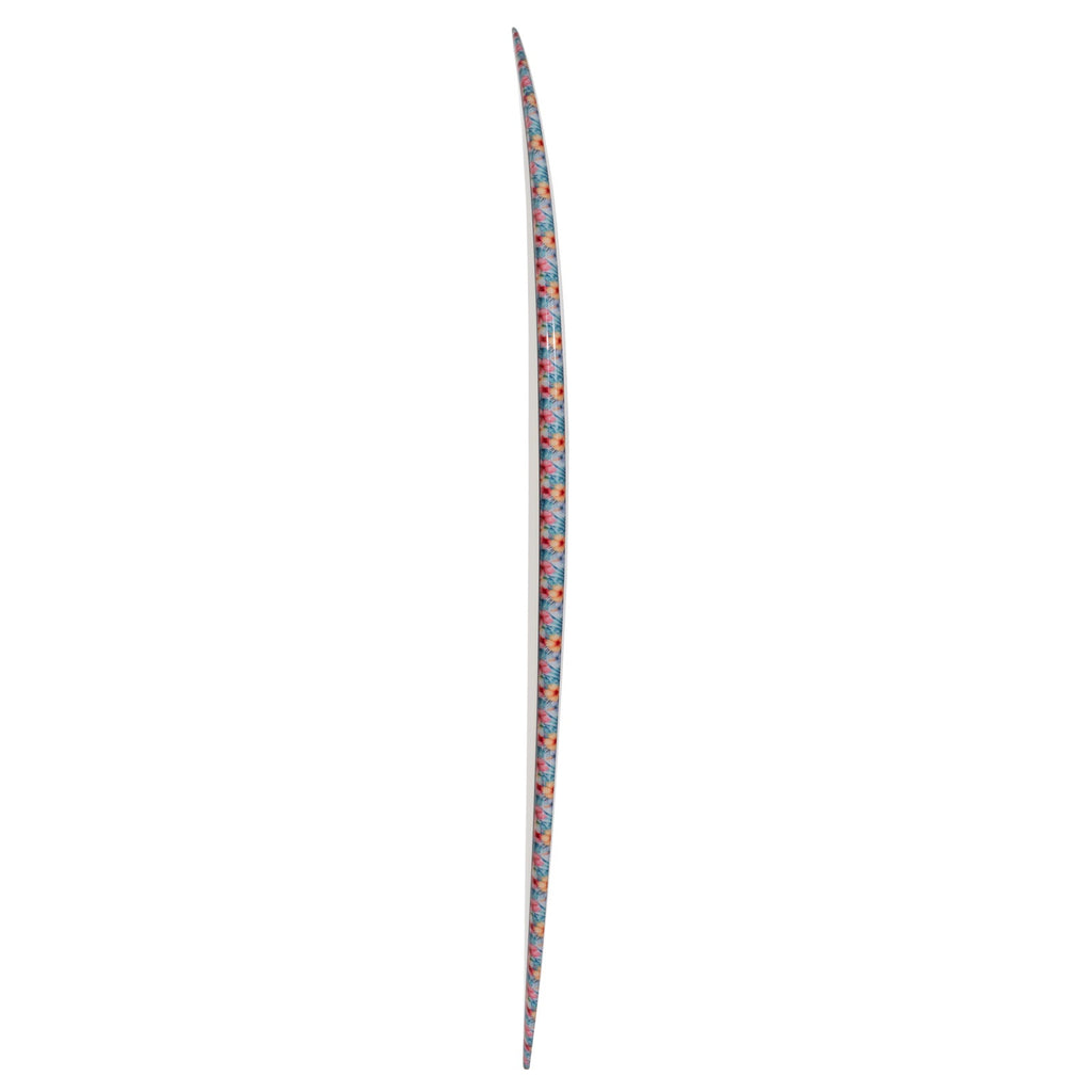 Dumplin Mid Length Surfboard – Hawaiian Floral - Ships 10/6/26