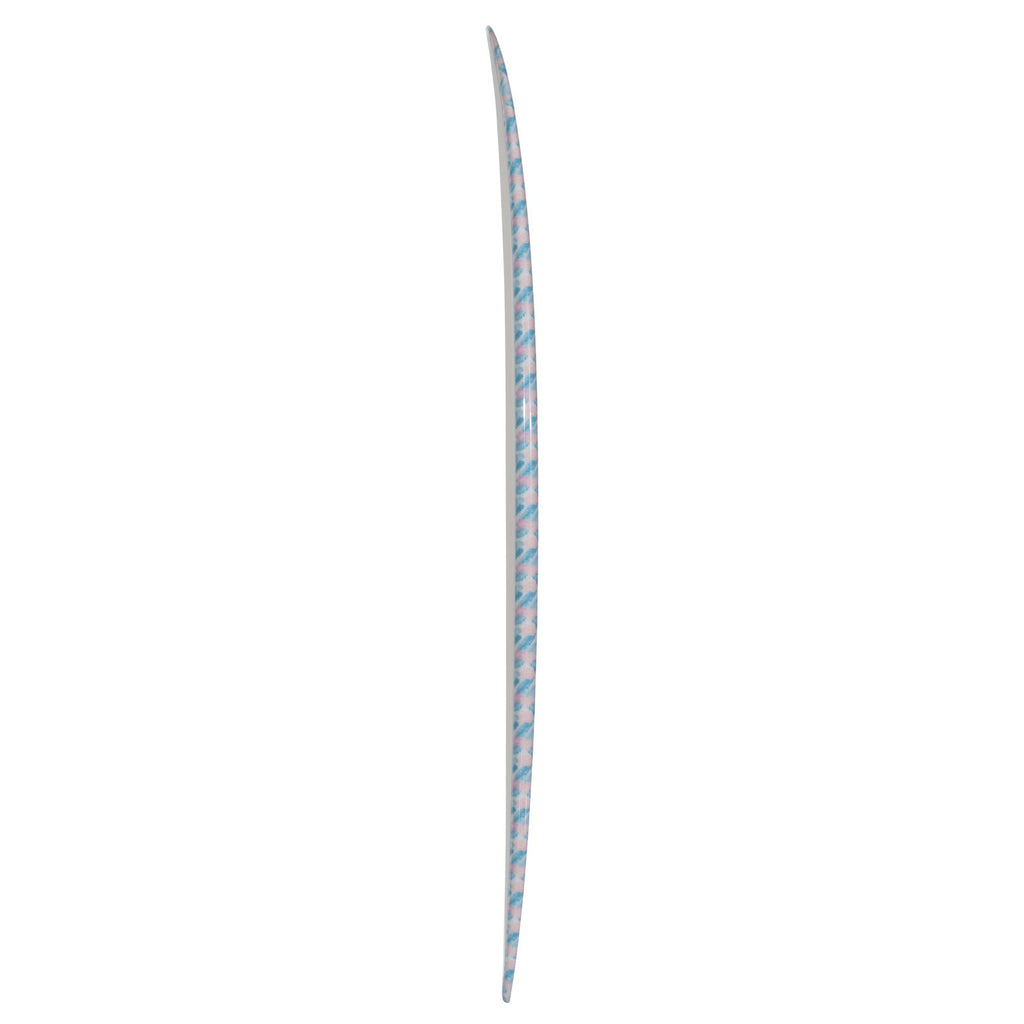 The Baby Log Beginner Longboard Surfboard – Floral Blue - Ships 10/6/26
