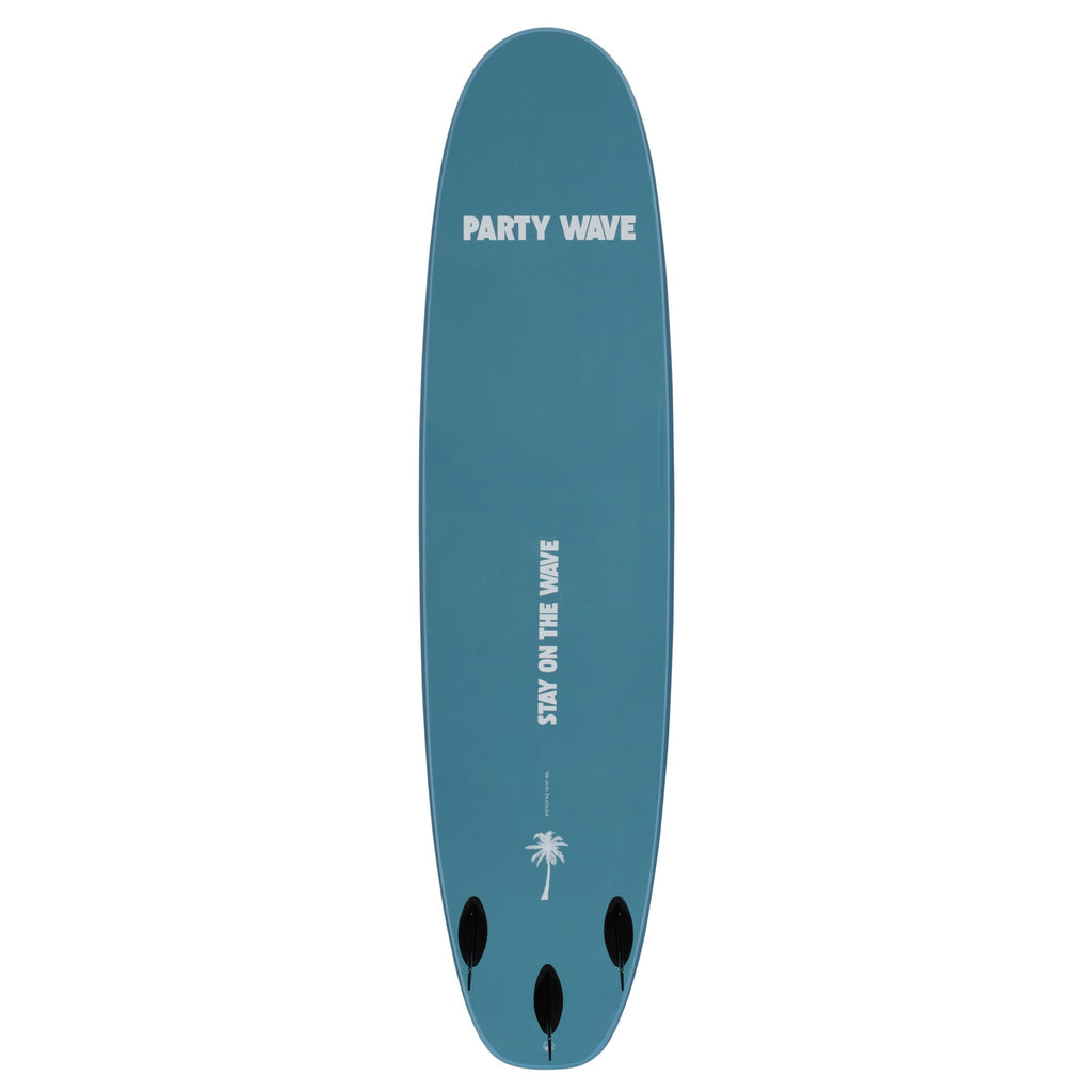 8' Party Wave Soft Top Surfboard - Blue Steel - Ships 10/6/26