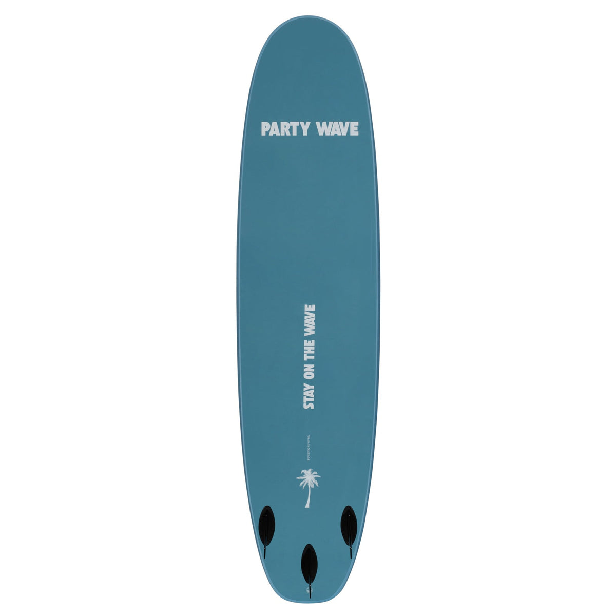 8' Party Wave Soft Top Surfboard - Blue Steel - Ships 10/6/26
