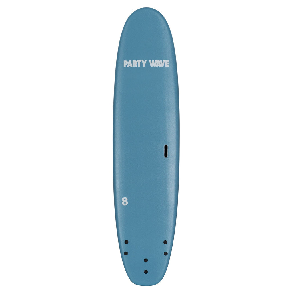 8' Party Wave Soft Top Surfboard - Blue Steel - Ships 10/6/26