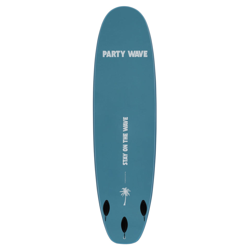 7' Party Wave Soft Top Surfboard - Blue Steel - Ships 10/6/26