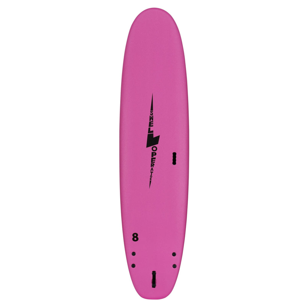 8' Swell Operator Soft Top Surfboard - Coral Pink - Ships 10/6/26