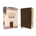 Nrsvue, Holy Bible with Apocrypha, Personal Size, Leathersoft, Brown, Comfort Print - Imitation Leather