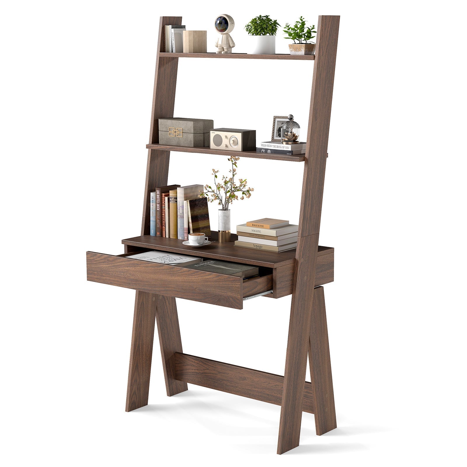 Ladder Shelf Desk