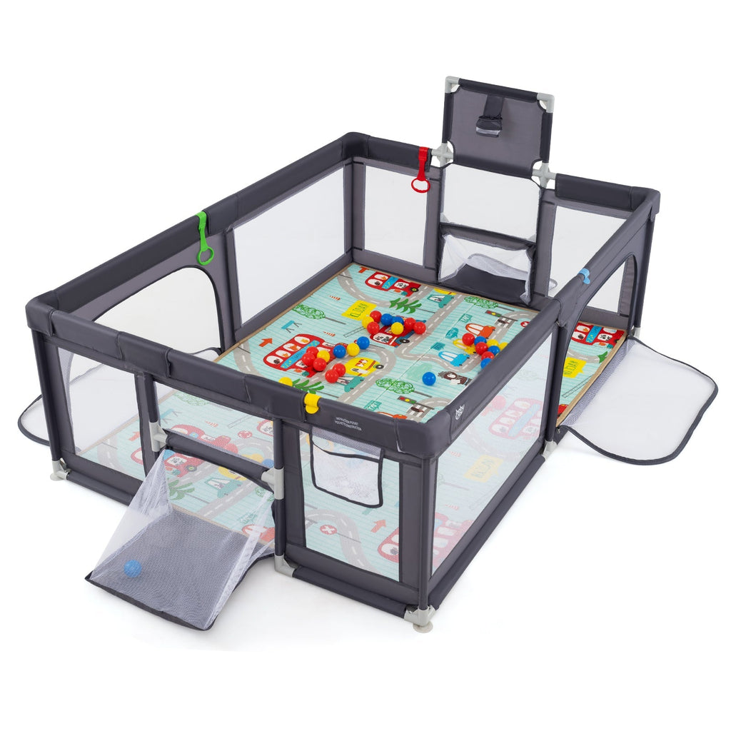Large Baby Playpen with Mat and Ocean Balls