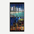 Life In Miami Beach Towel