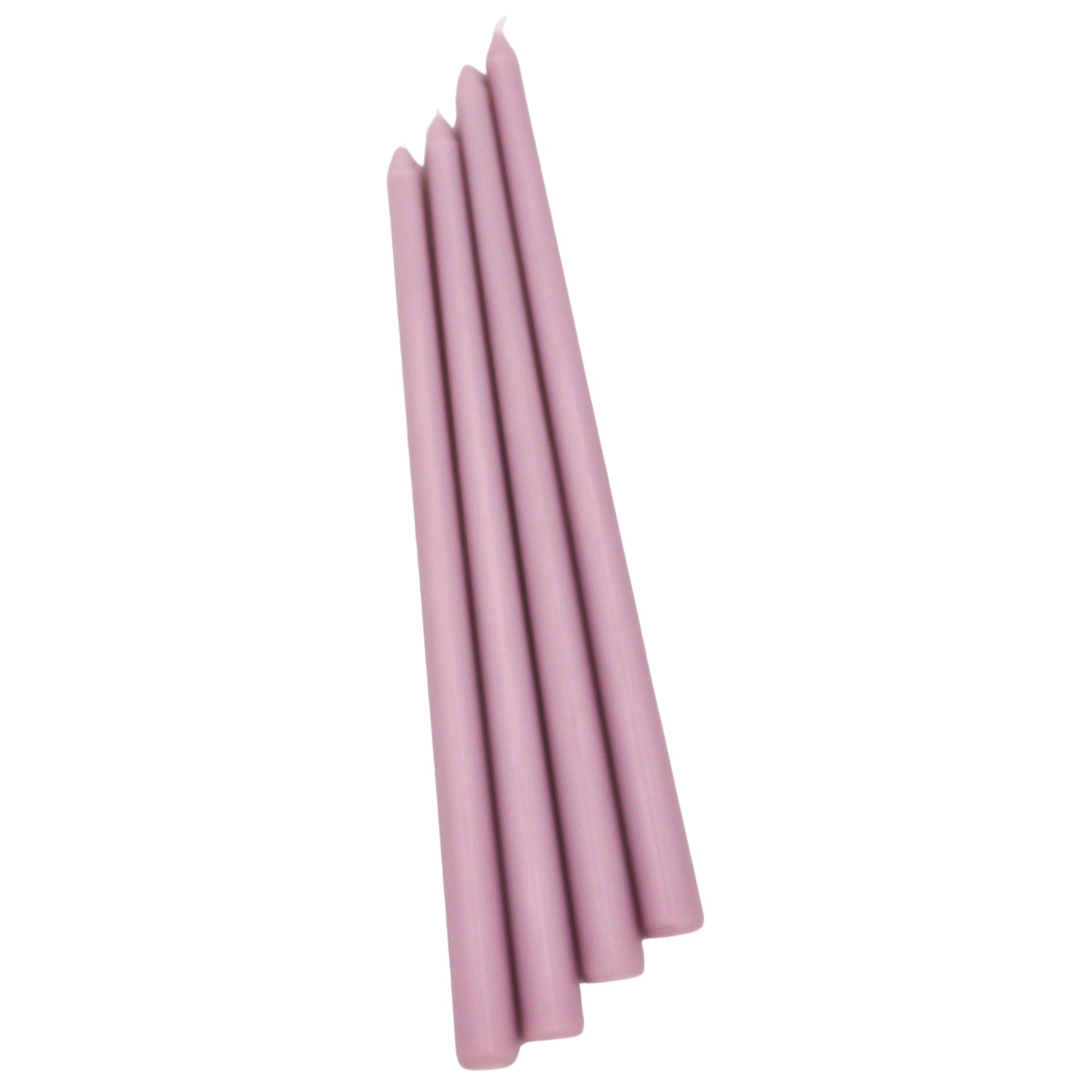 Extra Tall Lilac Hush Taper Candle,  1 Case of 48 Packs (4 Candles per Pack)