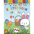 Easter Book For Kids 4+: Spring Coloring Superbook With Bunny And Eggs For Creativity Kids Ages 4-12 Year Old - Paperback