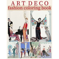 Art Deco Fashion Coloring Book: 30 Coloring Pages for Adults of George Barbier Illustrations - Paperback