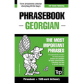English-Georgian phrasebook and 1500-word dictionary - Paperback