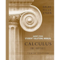 Calculus: One Variable, 10e Chapters 1 - 12 Student Solutions Manual - Paperback