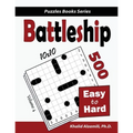 Battleship: 500 Easy to Hard Logic Puzzles (10x10) - Paperback