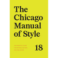 The Chicago Manual of Style, 18th Edition - Hardcover