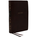 Nkjv, Reference Bible, Classic Verse-By-Verse, Center-Column, Leathersoft, Black, Red Letter Edition, Comfort Print - Imitation Leather