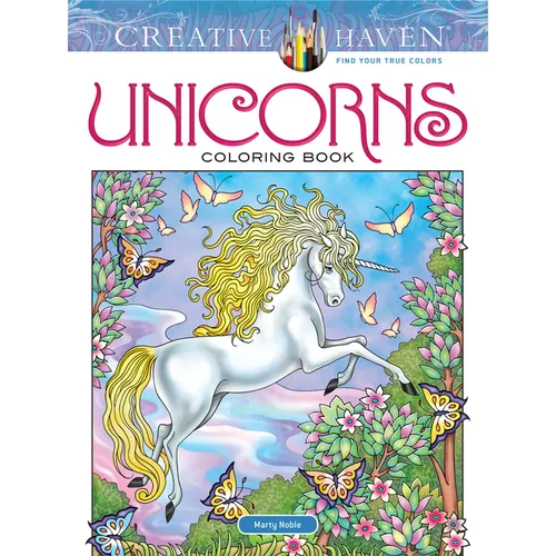 Creative Haven Unicorns Coloring Book - Paperback