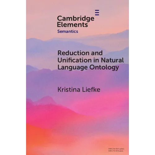 Reduction and Unification in Natural Language Ontology - Paperback