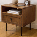 Savana Solid Wood Single-Drawer Nightstand
