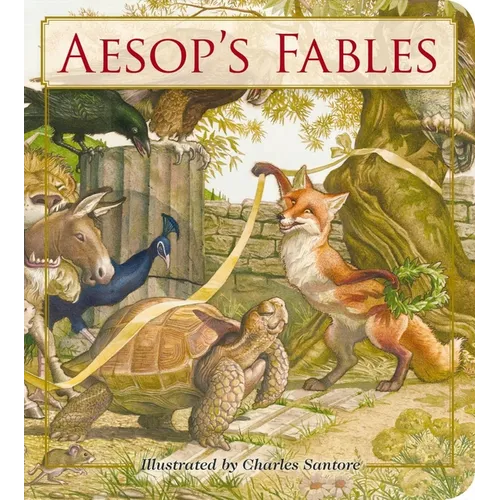 Aesop's Fables Oversized Padded Board Book: The Classic Edition - Board Book