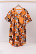 Orange Tennessee VOLS bamboo nightgown