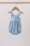 Blue Plaid Bubble