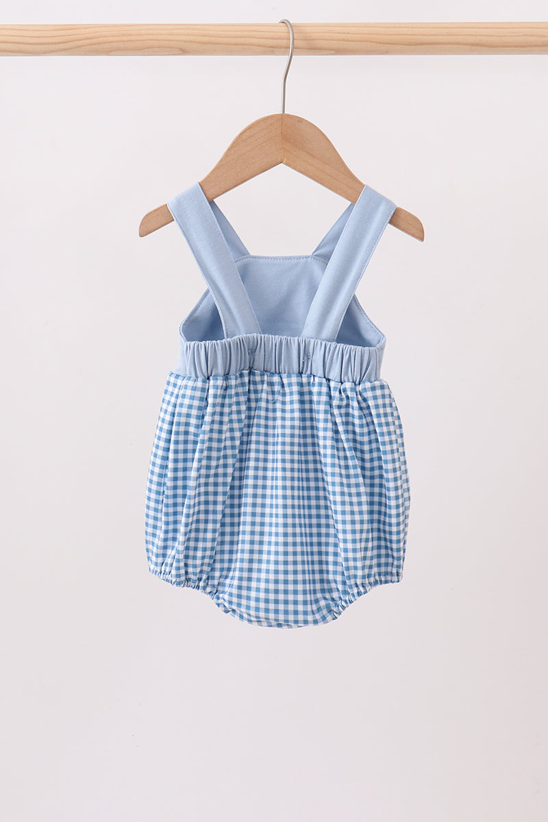 Blue Plaid Bubble