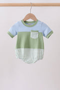Blue&green Stripe Bubble