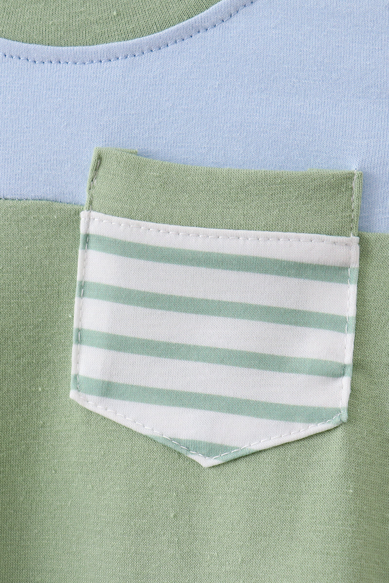 Blue&green Stripe Bubble