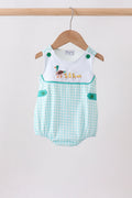 Green Mallard Embroidered Bubble