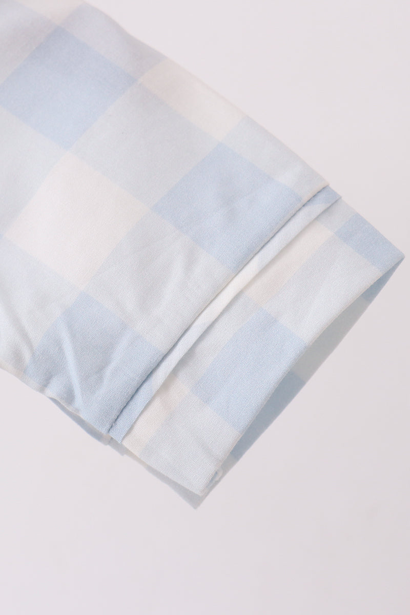 Blue Gingham Bubble