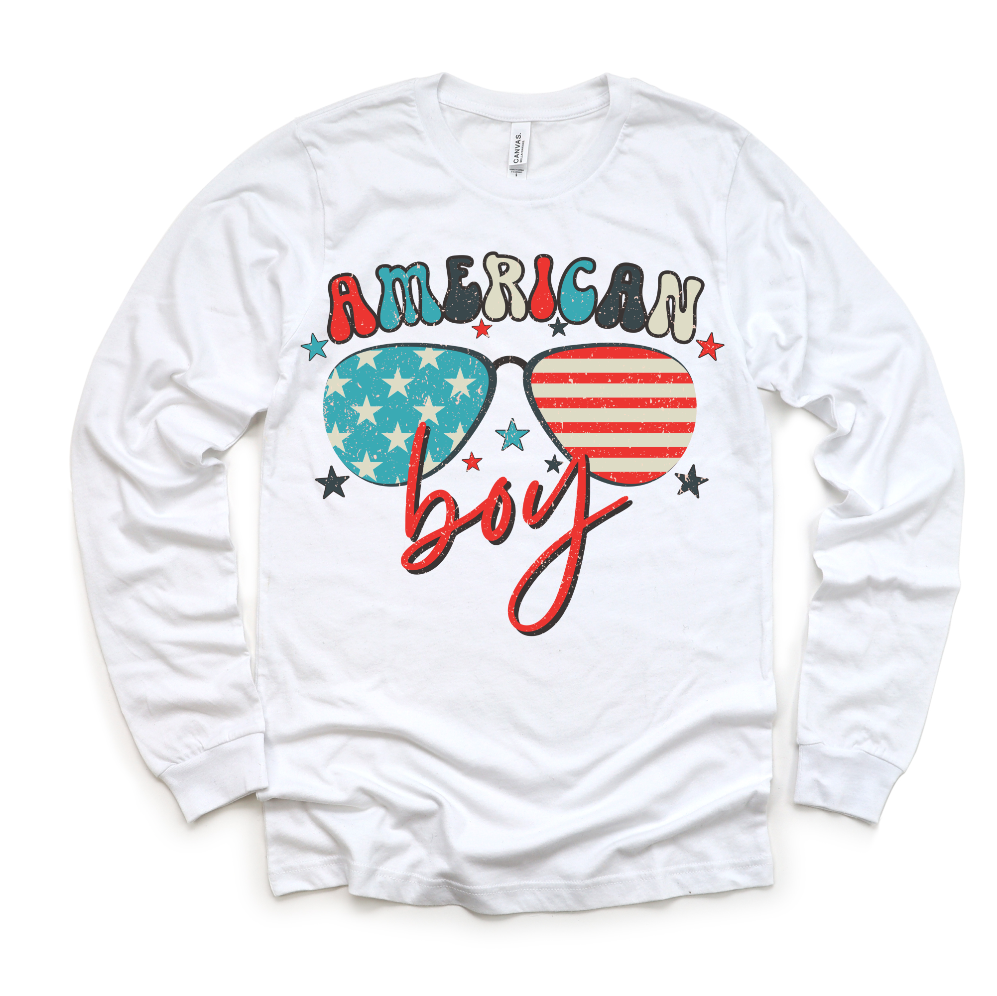 Retro American Boy 4th Of July Shirt - July 4th Kids & Adult Tee