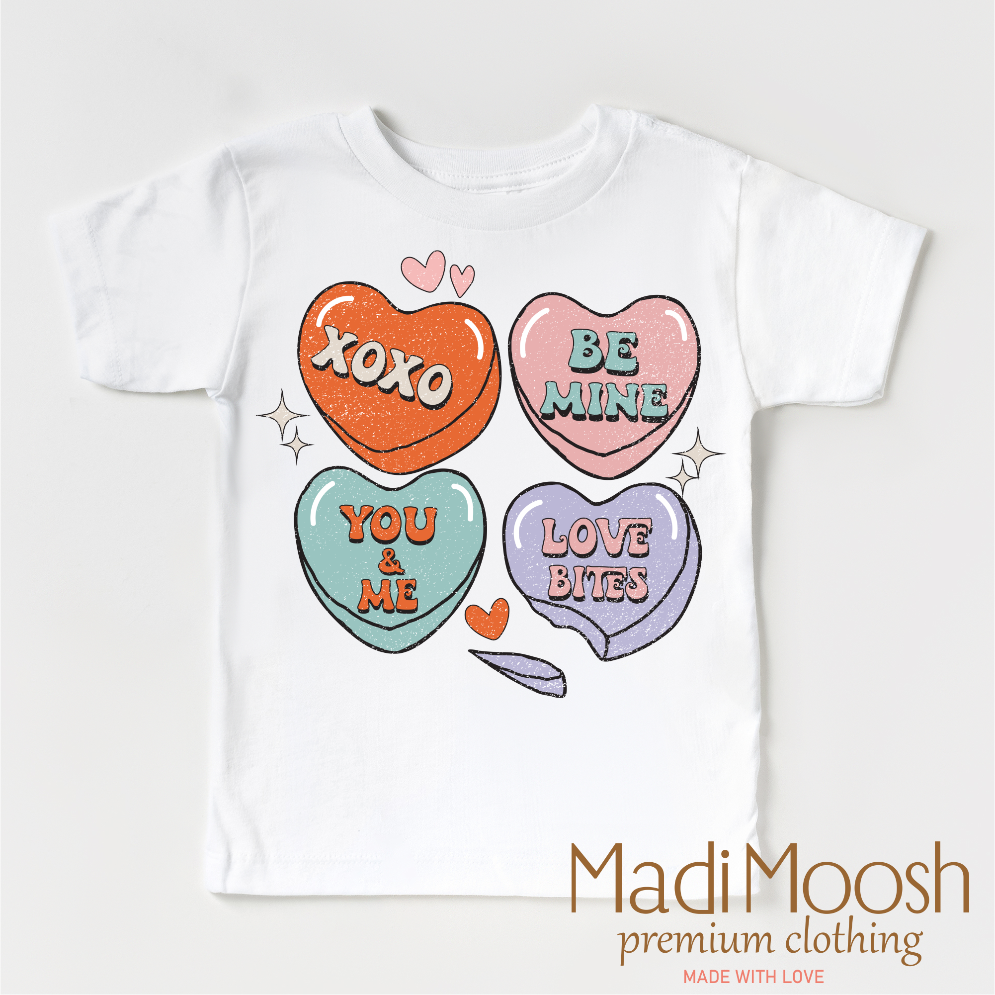 XOXO Candy Hearts Valentine Shirt - Valentine Tee
