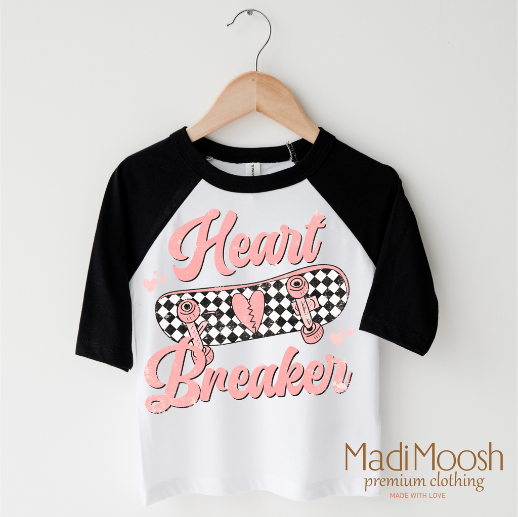 Heart Breaker Skater Valentine Shirt - Valentine Tee