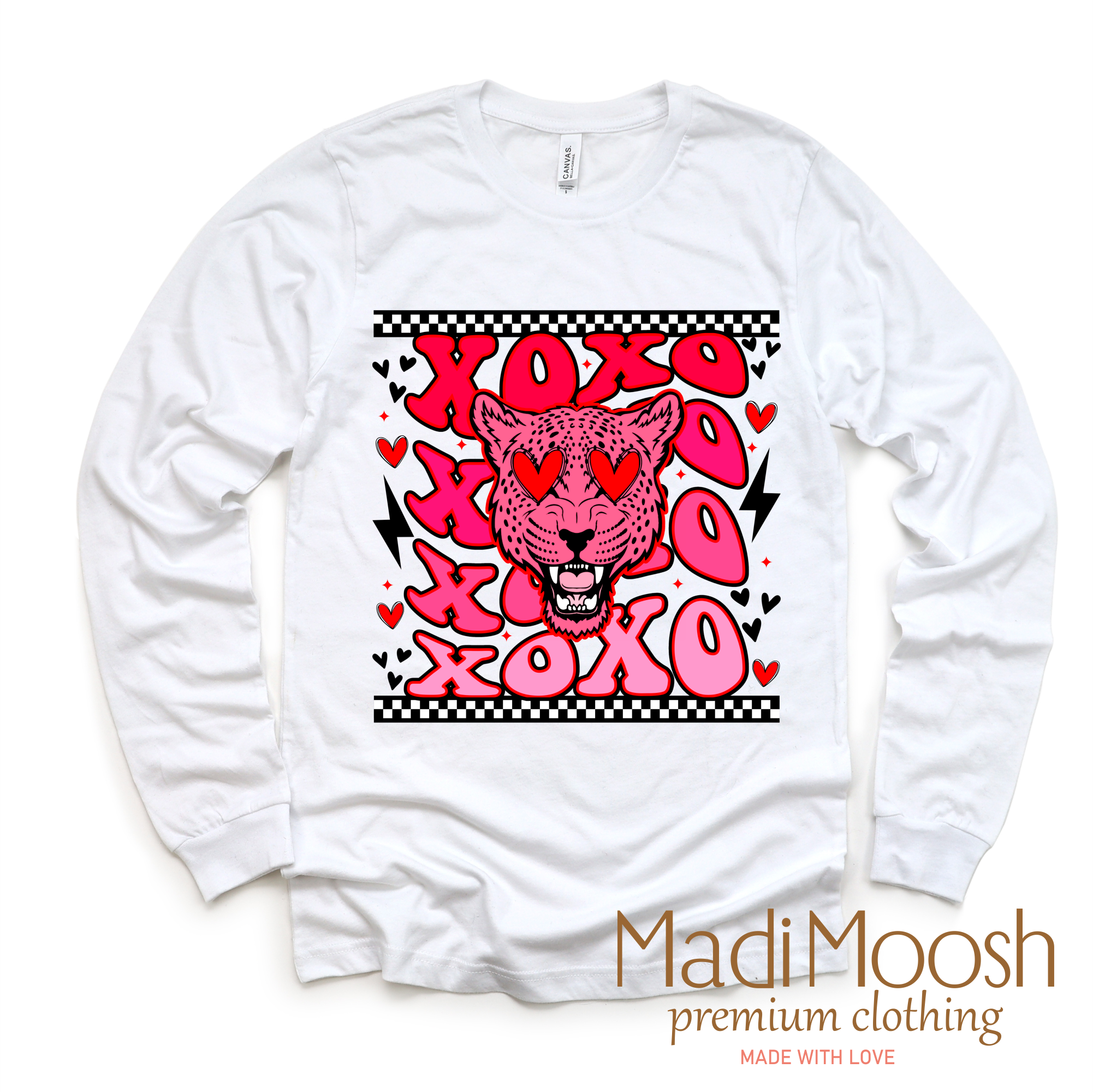 XOXO Leopard  Valentine Shirt - Valentine Tee