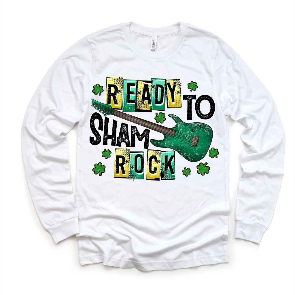 Ready To Shamrock St. Patrick's Day Shirt - Shamrock And Roll Kids & Adult Tees