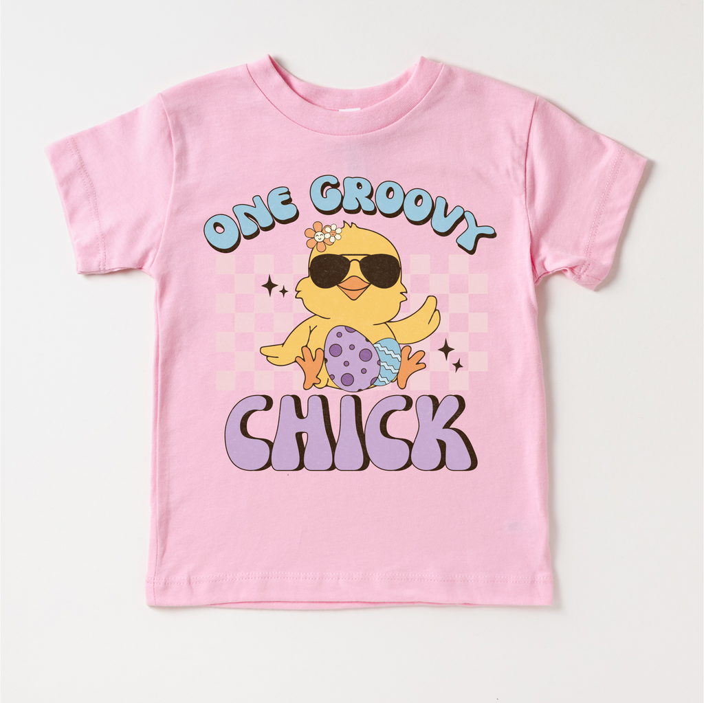 One Groovy Chick Easter Shirt - Easter Chicken Kids & Adult Tee