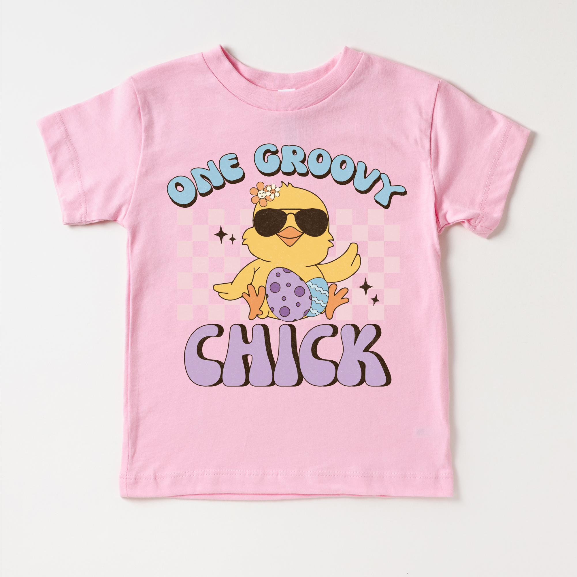 One Groovy Chick Easter Shirt - Easter Chicken Kids & Adult Tee