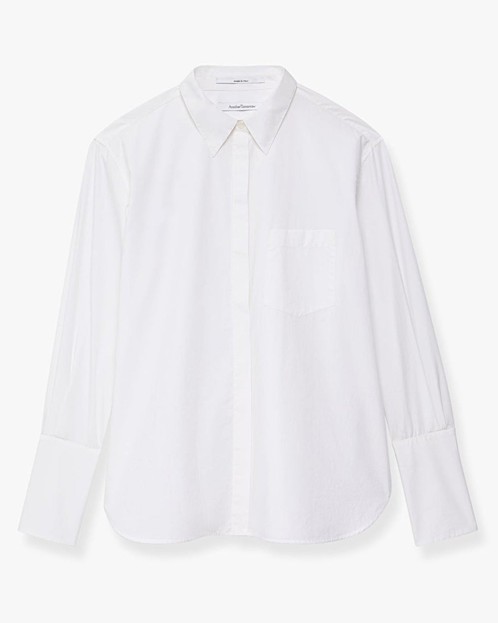 Mens Poplin Shirt | White