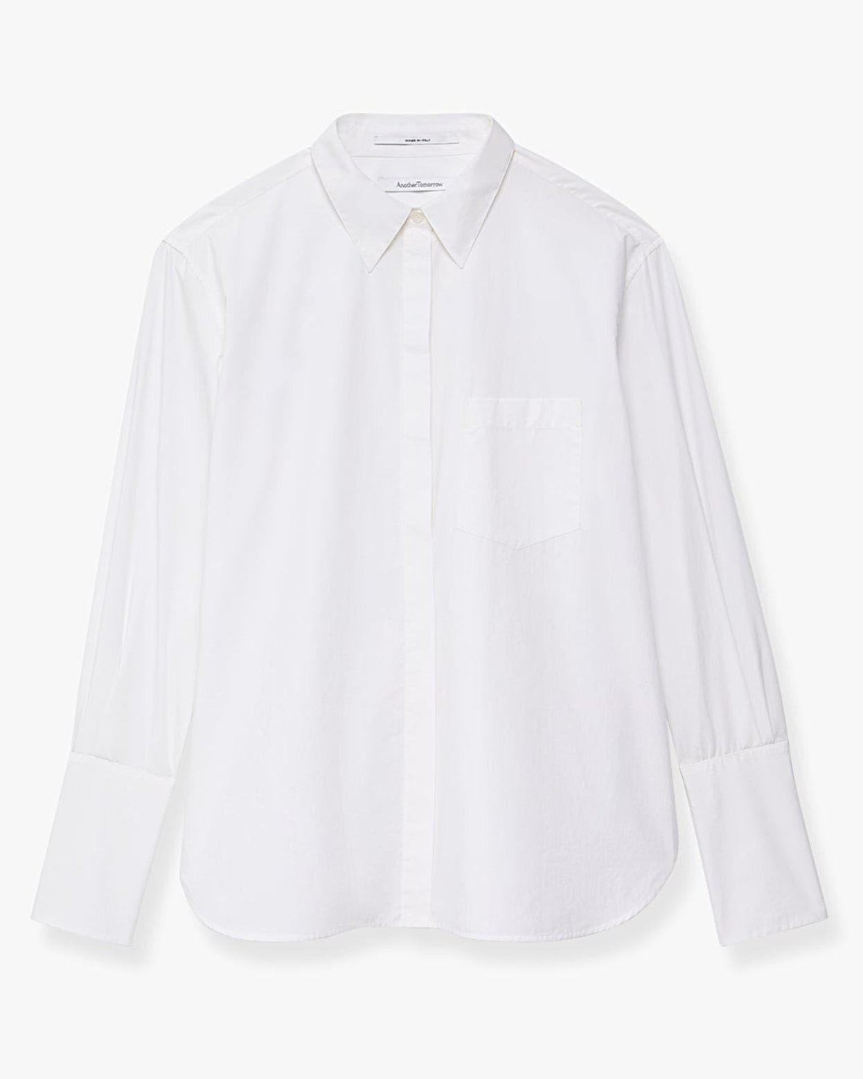 Mens Poplin Shirt | White