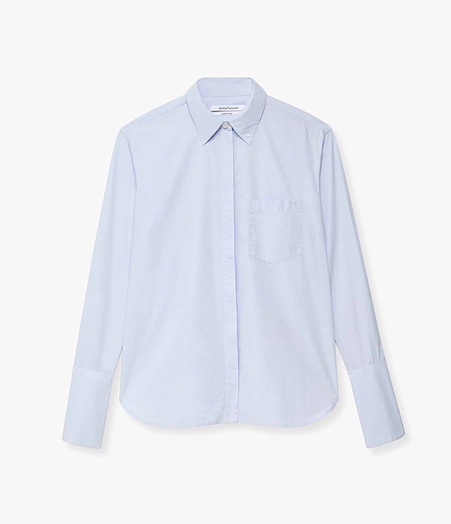 Mens Poplin Shirt | French Blue