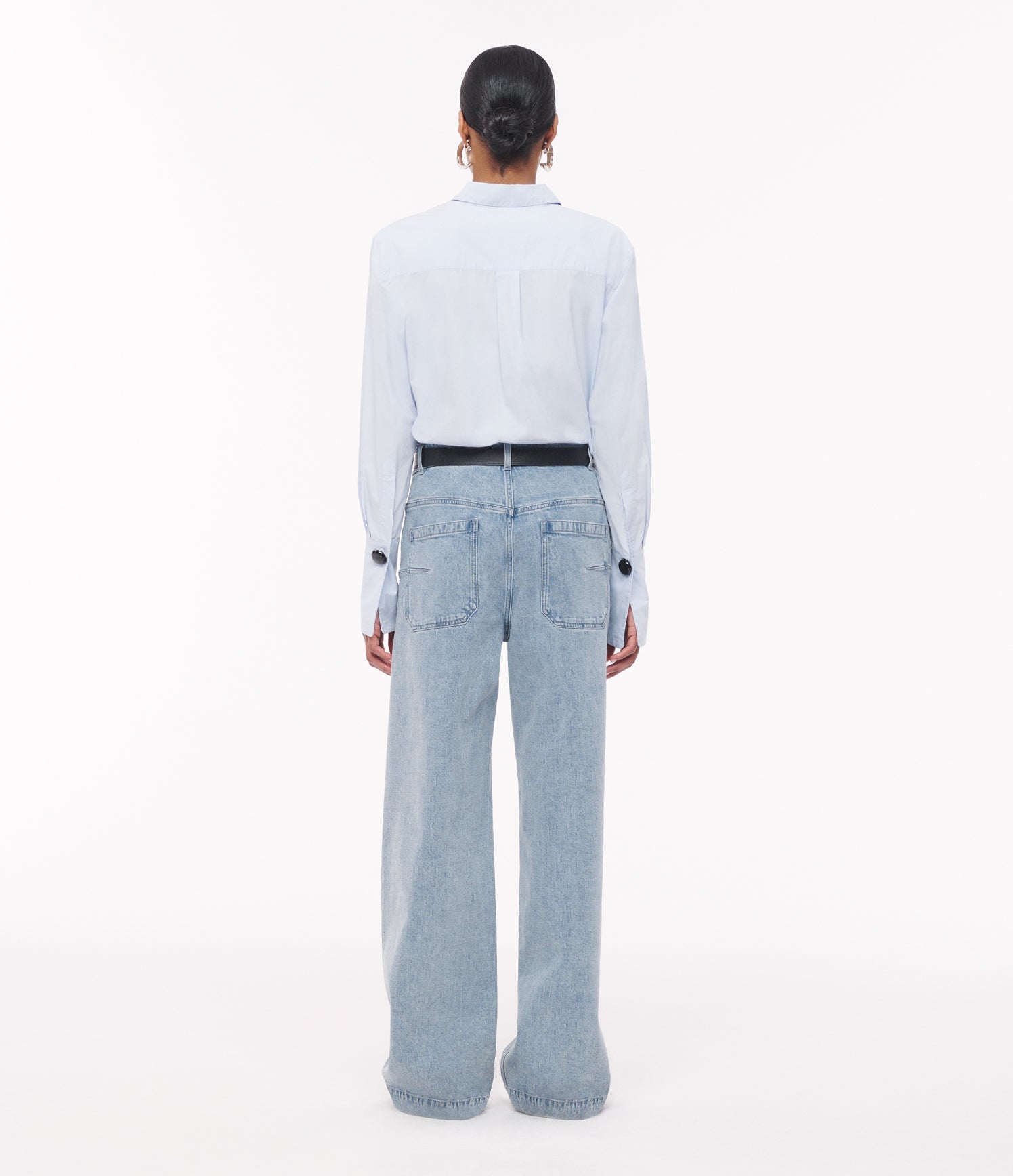 Mens Poplin Shirt | French Blue
