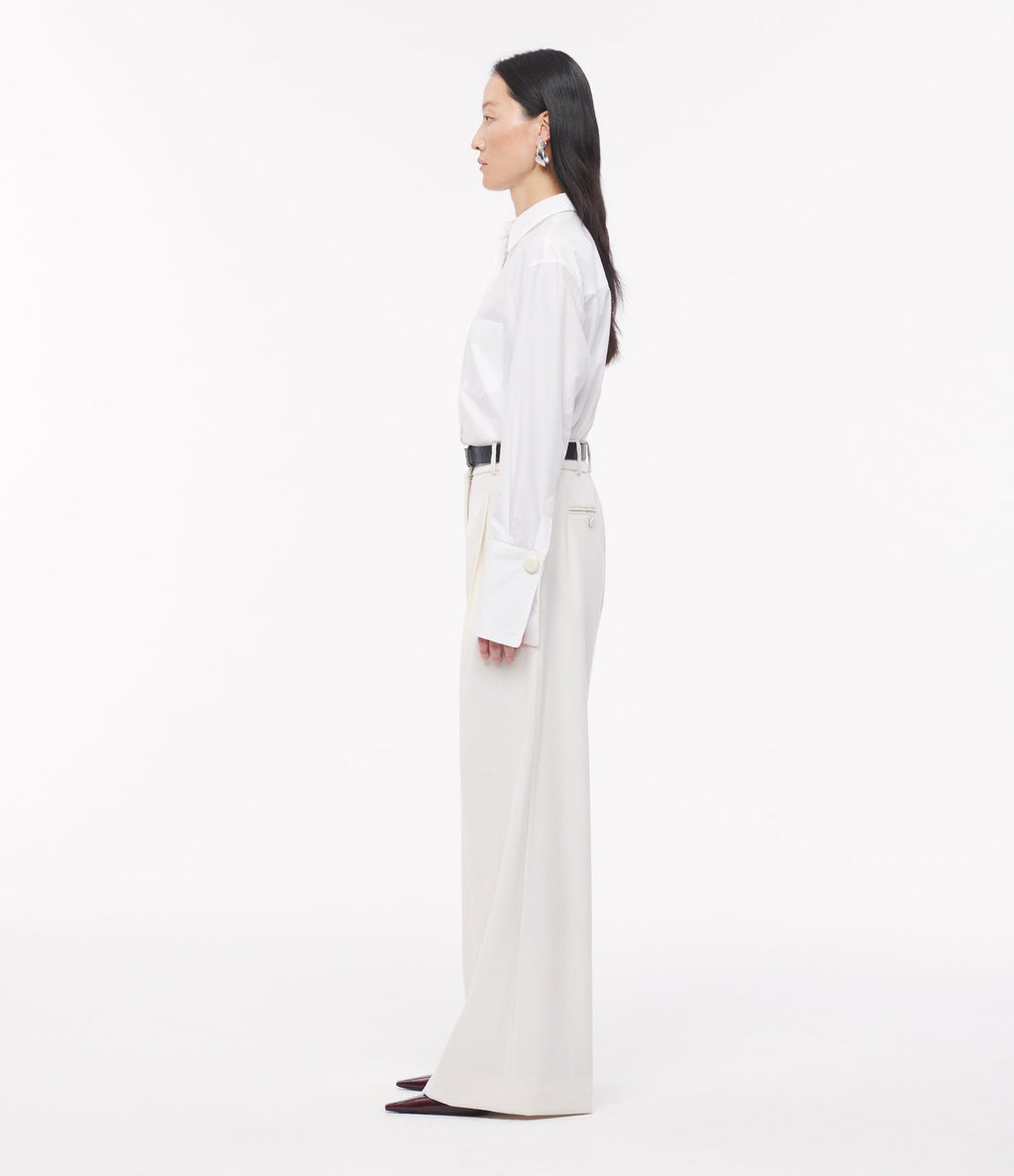 Mens Poplin Shirt | White