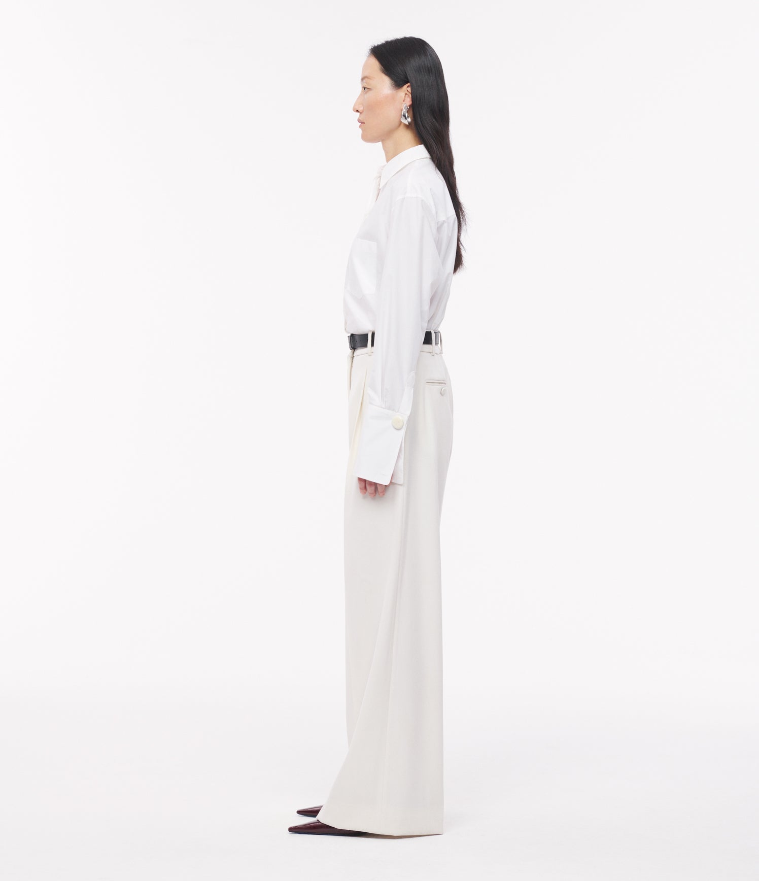 Mens Poplin Shirt | White