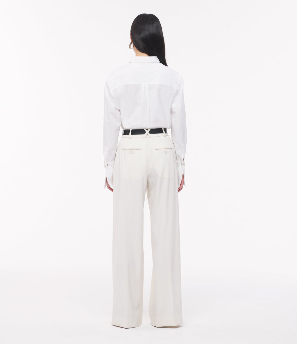Mens Poplin Shirt | White
